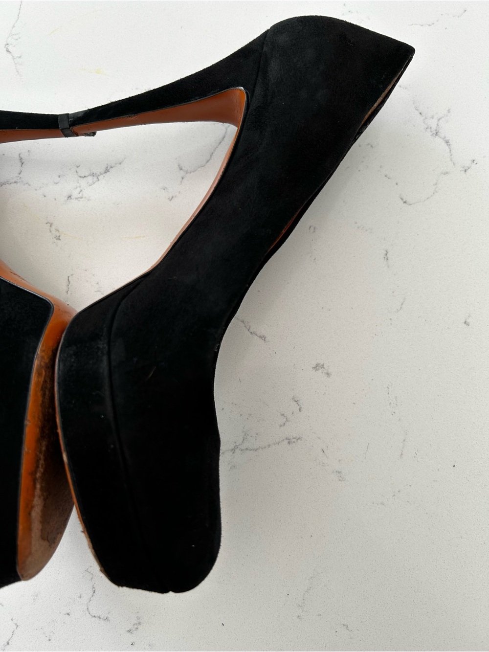 Gucci heels/pumps black suede size 38 - Picture 16 of 16